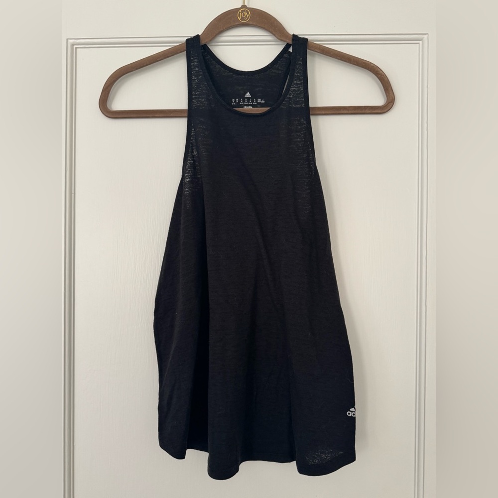 Adidas Women's Black Racerback Tank Top